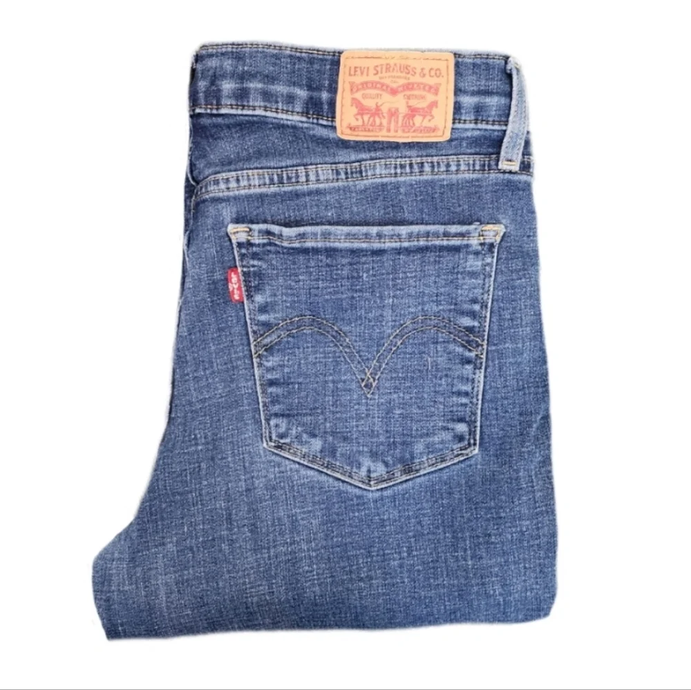 LEVI'S Mens All in Motion Straight Leg Jeans Blue Size 32